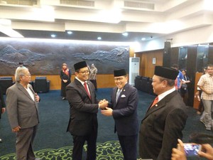 Lantik 2 Anggota MPR PAW, Mahyudin: Kita Siap Berlari Kencang