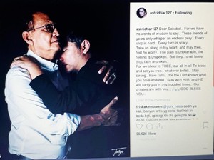 Giliran Mantan Pacar Beri Semangat untuk Gading Marten