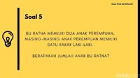 Siapa yang tahu Bu Ratna punya anak berapa? (Foto: detikHealth)