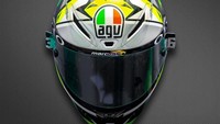Sementara ini adalah helm milik Joan Mir. Mir akan menjadi rookie di MotoGP 2019 usai direkrut Suzuki. (Foto: Instagram @motogp)