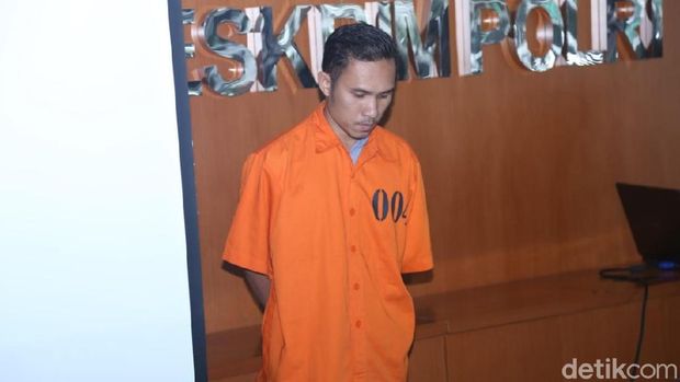 Jundi, admin akun Instagram @sr23_official ditangkap Bareskrim.