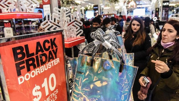 Begini Suasana Black Friday di Amerika Serikat