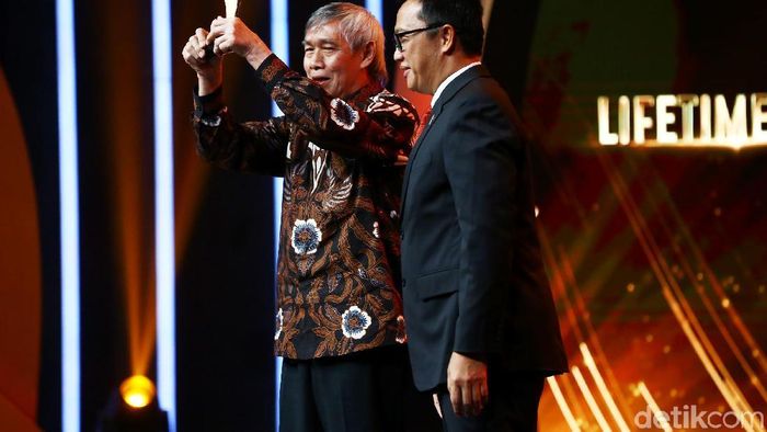 Christian Hadinata jadi salah satu peraih Indonesian Sport Awards 2018 (Muhammad Ridho/detikSport) Christian Hadinata jadi salah satu peraih Indonesian Sport Awards 2018 (Muhammad Ridho/detikSport)