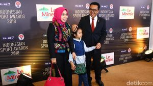 Menpora Ajak Keluarga Hadiri Indonesian Sport Awards 2018