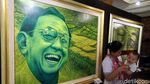 Ada Wajah Jokowi-Maruf di Lukisan Gus Dur