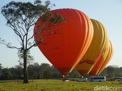 Foto Naik Balon Udara di Australia, Pengalaman Tak Terlupa