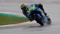 Andrea Iannone juga menempati urutan kedelapan usai jatuh sebanyak 11 kali. Heino Kalis/Reuters.