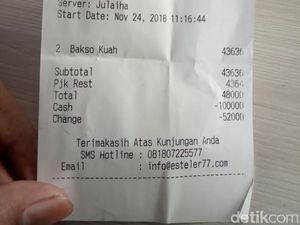 Uang Rp 50.000 Tak Cukup Beli Bakso Berdua? Bisa Kok di Mal