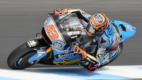 Rider Avintia Ducati Tito Rabat menempati urutan kesembilan setelah jatuh sebanyak 10 kali di musim ini. Quinn Rooney/Getty Images.