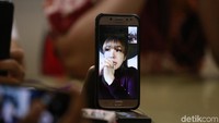 Via Face Time, Gisel juga membantah isu orang ketiga sampai masalah materi. Foto: Gisel blak-blakan cerai / Ismail