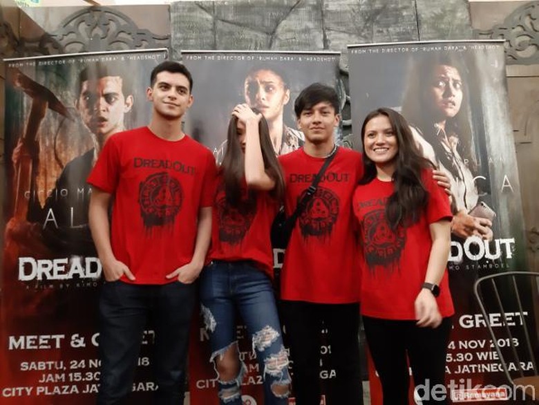 Foto: Cast film DreadOut / Febriyantino N. Pratama Foto: Cast film DreadOut / Febriyantino N. Pratama
