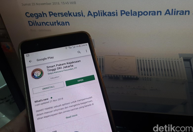 Komnas HAM Desak Kejagung Hapus Aplikasi Pelaporan Aliran Sesat Komnas HAM Desak Kejagung Hapus Aplikasi Pelaporan Aliran Sesat