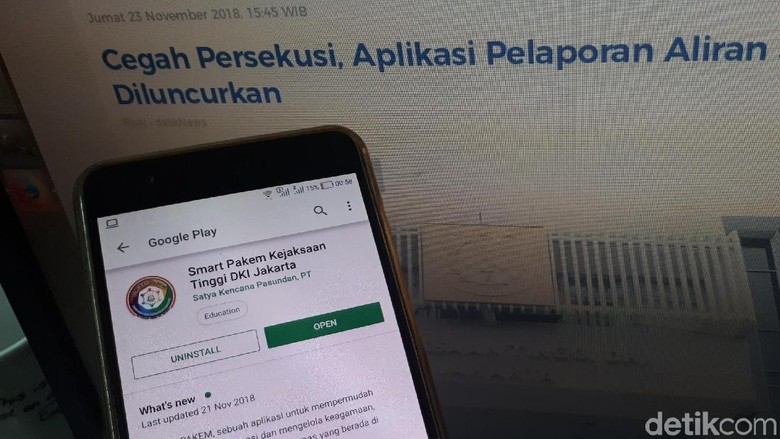 Kontroversi Aplikasi Pakem Kejaksaan Kontroversi Aplikasi Pakem Kejaksaan