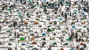 Toy Houses karya Fyodor Savintsev dari Rusia. Foto: Fyodor Savintsev/Siena International Photo Awards 2018