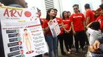 Momen Peringatan Hari AIDS Sedunia di CFD Jakarta