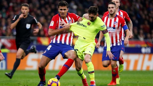 Barcelona mengalami kesulitan saat menghadapi Atletico Madrid.