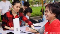 Acara ini digelar untuk mengingatkan pentingnya mengetahui AIDS dan sadar akan adanya virus HIV. (Ayunda/detikHealth) 