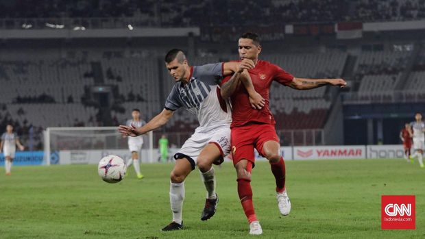 Timnas Indonesia tak punya banyak peluang di babak pertama.