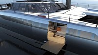 Kapal terbuat dari serat karbon. Kapal ini memiliki kecepatan tertinggi 36 knot. Istimewa/Luxatic.