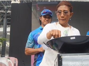 Susi Masak Ikan Bareng Chef Marinka dan Chandra, Gimana Rasanya?