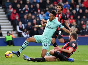 Hasil Liga Inggris: Arsenal Taklukkan Bournemouth 2-1