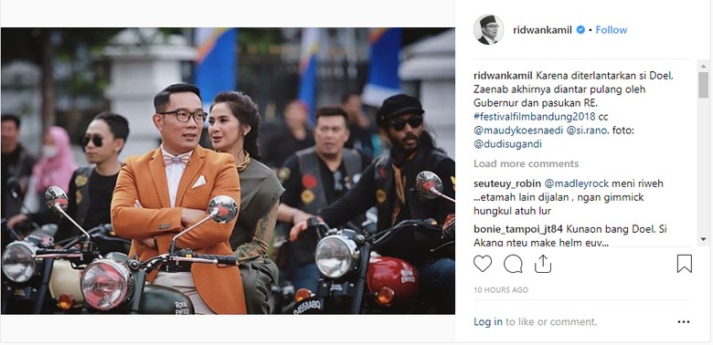 Foto: Instagram/Ridwan Kamil Foto: Instagram/Ridwan Kamil