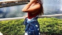 Kaylyn saat jalan-jalan di Vernon, kota yang indah di Kanada (Instagram/kaylynkyle)