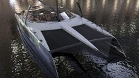 Kapal ini tidak menghasilkan polusi. Sebab, kapal ini mengkombinasikan baterai, motor elektrik, solar panel, dan hidrogen. Istimewa/Luxatic.