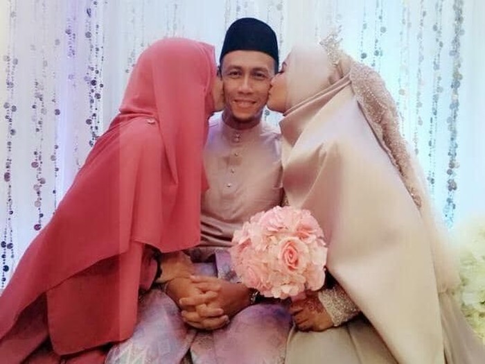Unggahan pria yang berpoligami ini tuai kontroversi netizen. Foto: Facebook Unggahan pria yang berpoligami ini tuai kontroversi netizen. Foto: Facebook