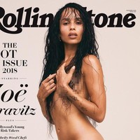 Jadi cover-girl, putri rocker Lenny Kravitz ini bahkan tampil topless alias tanpa atasan. (Foto: Dok. Rolling Stone)
