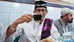 Begini Keseruan Ngopi Sandiaga Uno Saat Berkunjung ke Berbagai Daerah