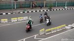 Kebangetan! Aksi Nekat Lawan Arah Pemotor di Senen