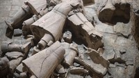 Komplek makam Kaisar Qin Shi Huang merupakan salah satu situs arkeologi terbesar di Bumi dan destinasi utama di China (Hermanus Prihatna/Antara)