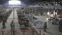 Kaisar Qin Shi Huang naik tahta umur 13 tahun dan berhasil mempersatukan China dalam masa kekuasaannya (Hermanus Prihatna/Antara)