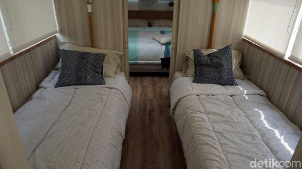 Damri Sulap Bus Lama Jadi Hotel