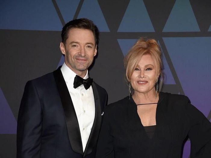 NEW YORK, NY - OCTOBER 16:  Hugh Jackman and Deborra-lee Furness attend Gods Love We Deliver, Golden Heart Awards at Spring Studios on October 16, 2018 in New York City.  (Photo by Dimitrios Kambouris/Getty Images for Michael Kors)