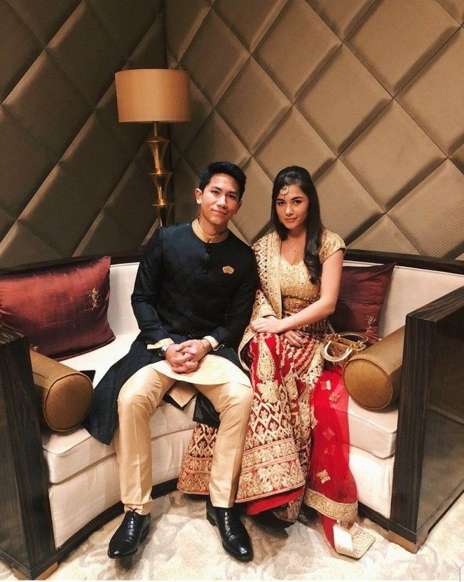 Gosip adanya hubungan cinta antara Pangeran Mateen dengan Anisha pertamakali dihembuskan oleh seorang pengguna Twitter yang kemudian ramai dibahas oleh media lokal Brunei dan Malaysia. Foto: Instagram @anishaik