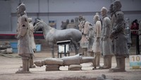 UNESCO menyematkan situs arkeologi di Xian ini sebagai situs warisan dunia pada tahun 1987 (Hermanus Prihatna/Antara)