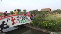 Destinasi baru di Lamongan, namanya Wisata Agro Pertanian Desa Besur. (Eko Sudjarwo/detikTravel)