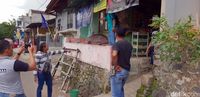 Lokasi penyerangan gerombolan motor di Sukabumi.