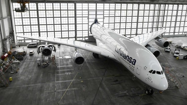 Hangar Airbus A380 Lufthansa Hangar Airbus A380 Lufthansa di Bandara Munich