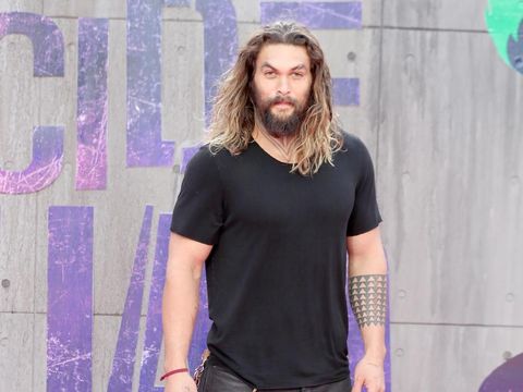 LONDON, ENGLAND - AUGUST 03:  Jason Momoa attends the European Premiere of 