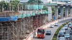 Penampakan Terkini LRT Jabodebek di Rasuna Said