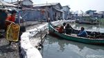 Banjir Rob Rendam Pemukiman Nelayan di Muara Angke