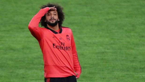 Marcelo disebut-sebut ingin hengkang dari Real Madrid. (