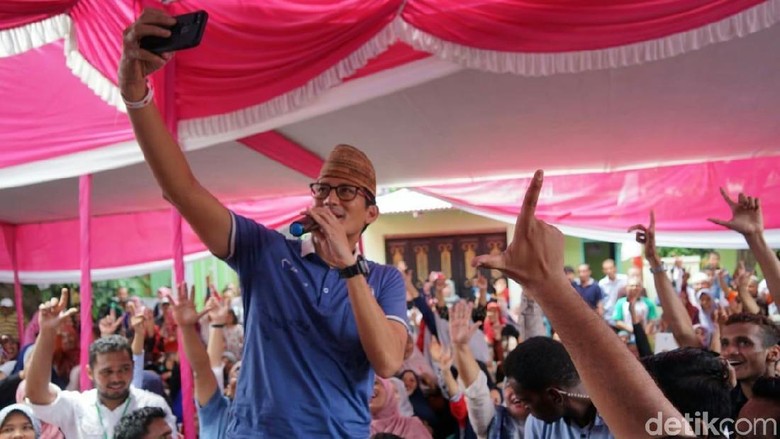 Sandiaga: Nama Presiden dan Wapres Sudah Tercatat di Lauhul Mahfudz Sandiaga: Nama Presiden dan Wapres Sudah Tercatat di Lauhul Mahfudz