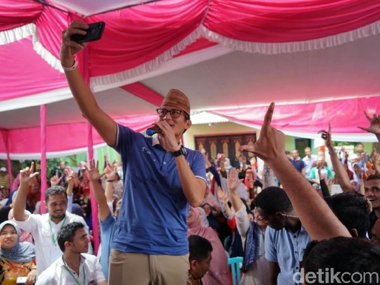 Jorjoran Sandiaga Demi Pilpres hingga Jual Saham Jorjoran Sandiaga Demi Pilpres hingga Jual Saham
