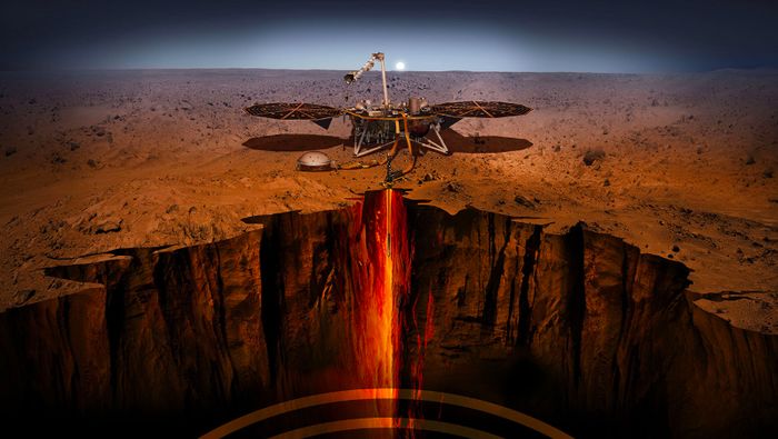 Robot Insight Mendarat di Mars Robot Insight Mendarat di Mars