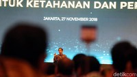 Jokowi mengapresiasi langkah Bank Indonesia yang menaikkan suku bunga acuan untuk menyelamatkan rupiah.