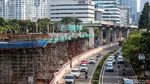 Penampakan Terkini LRT Jabodebek di Rasuna Said